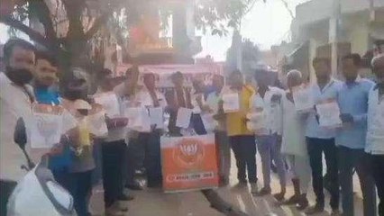 बेगूँ: भाजपा ने म्हारो वोट मोदी ने कार्यक्रम का किया आयोजन, दिलाई सदस्यता