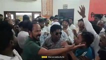 कोटा देहात कांग्रेस की बैठक में हंगामा, मंत्री को पुलिस पहरे में निकाला