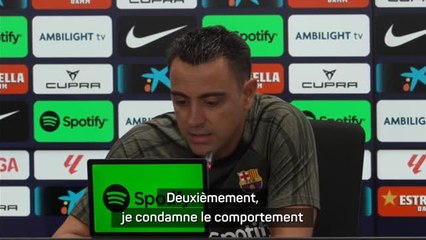 Affaire Rubiales -  Xavi : "J'apporte mon soutien inconditionnel à Hermoso"