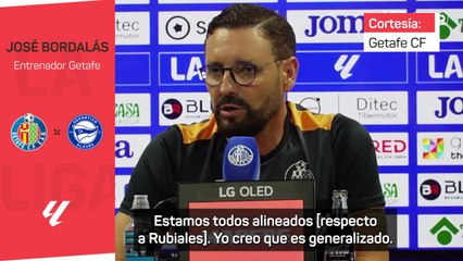Bordalás: "No se está valorando el éxito que han conseguido esta mujeres"