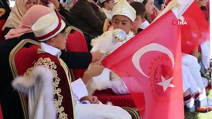 Çocuklar toplu sünnet oldu, şenlikte unutulmaz bir gün yaşadı