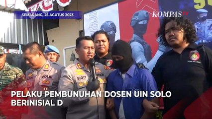 Pengakuan Pembunuh Dosen UIN Solo, Ternyata Baru Kenal Sebulan