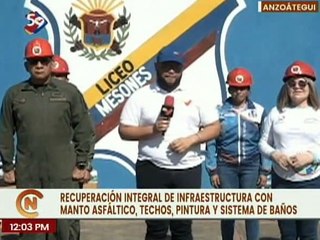 Download Video: Bricomiles restaura infraestructura del Liceo Bolivariano Mesones del edo. Anzoátegui