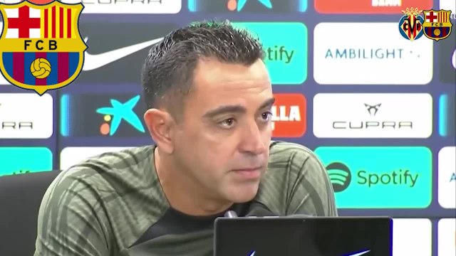 Rueda de prensa de Xavi Hernández previa al Villarreal vs. Barcelona de LaLiga EA Sports