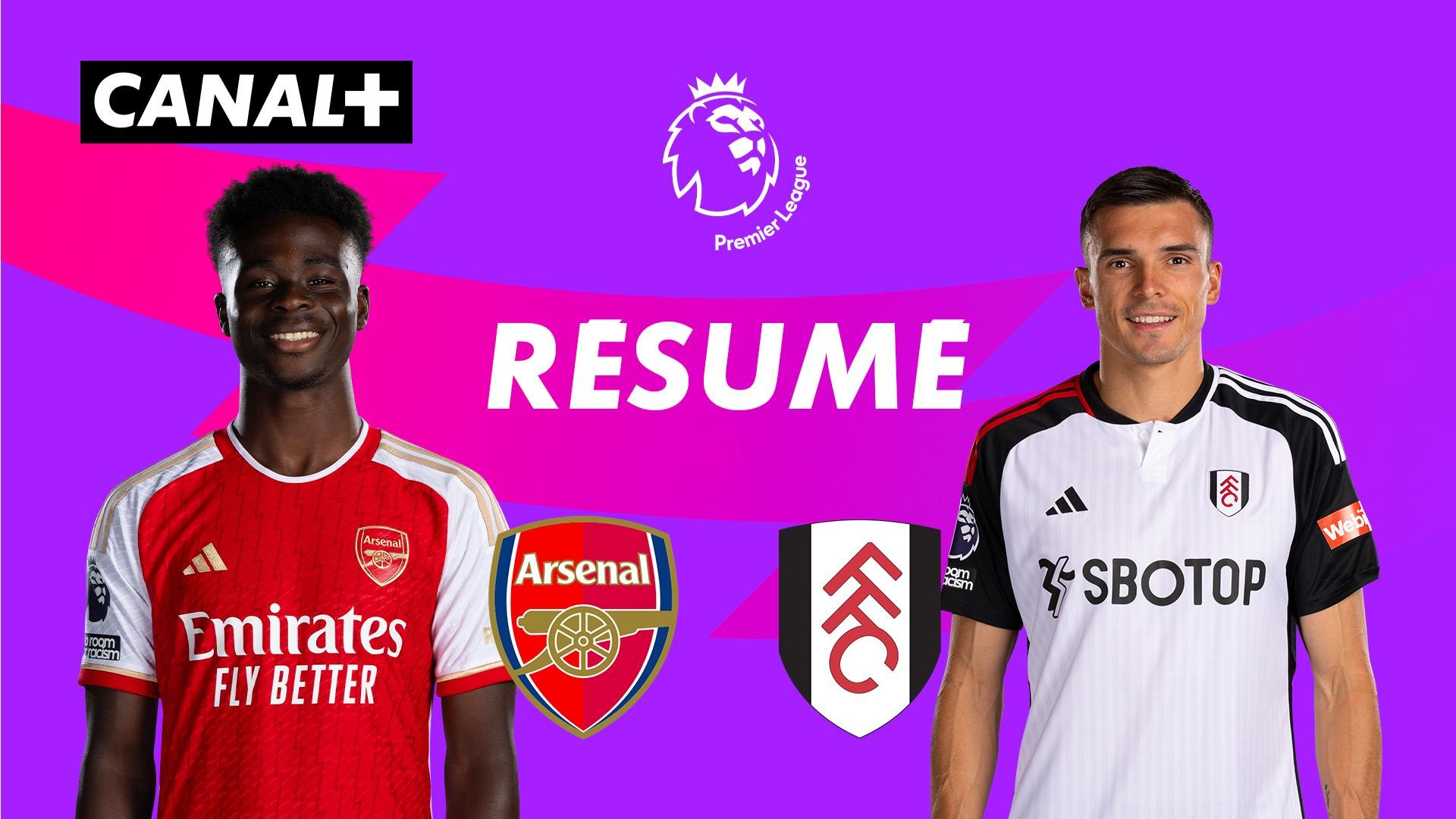 Le résumé d'Arsenal / Fulham - Premier League 2023-24 (J3) - Vidéo  Dailymotion