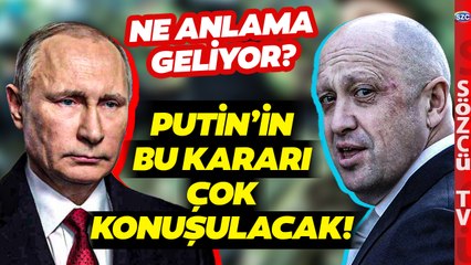 Prigojin'in Ölümünün Ardından Putin'den Dikkat Çeken Wagner Kararı!