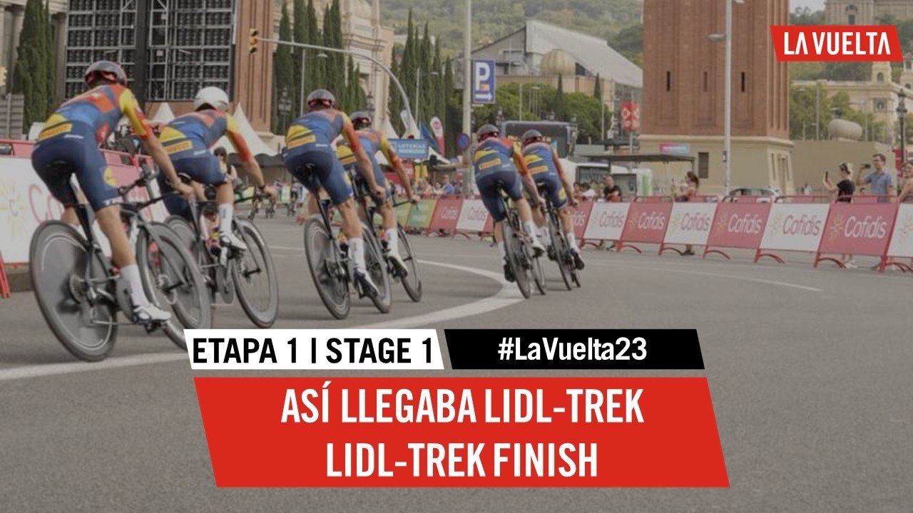 This how Lidl-Trek finish - Stage 1 - La Vuelta 2023
