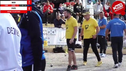 Alpe d'Huez 16e MAIGA vs CHAZEL : National de pétanque triplette open 2023