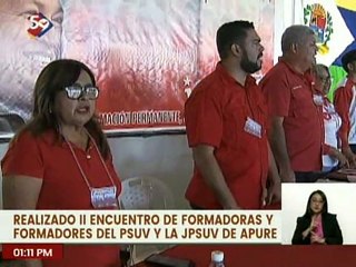 Gobierno Nacional realiza II Encuentro de Formadores del PSUV y JPSUV del estado Apure