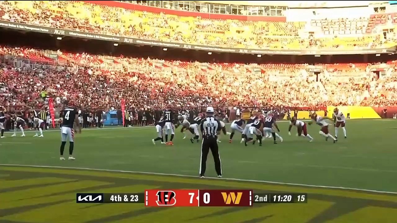 Cincinnati Bengals vs. Washington Commanders Full Highlights 2nd QTR _ Preseason Week 3_ 2023