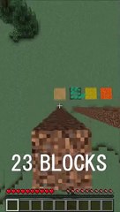 How HIGH Can You JUMP in MINECRAFT! #shorts