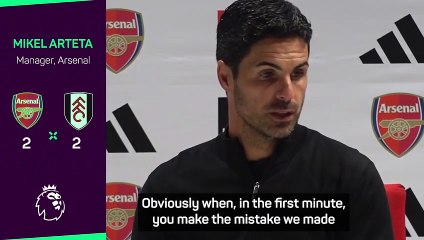 Arteta frustrated at another slow Arsenal start