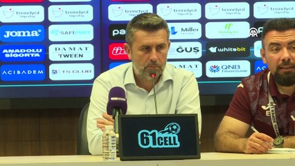 Trabzonspor - Çaykur Rizespor maçının ardından - Nenad Bjelica (2)