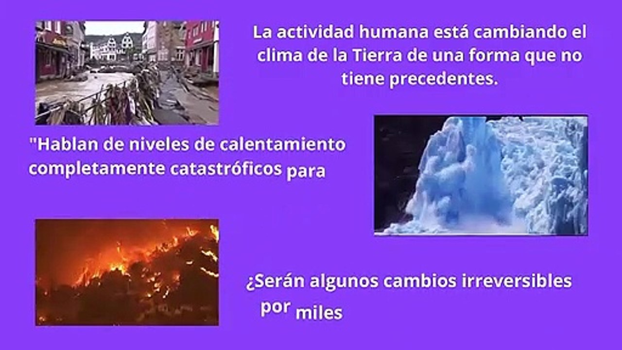 EL CAMBIO CLIMATICO...