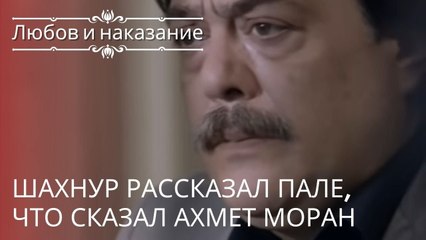 Шахнур рассказал Пале, что сказал Ахмет Моран | Любовь и наказание - серия 21