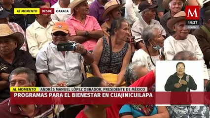 López Obrador; programas para el Bienestar en Cuajinicuilapa