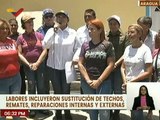 Aragua | Gobierno Regional rehabilita más de 120 viviendas en el sector Barrancón del mcpio. Sucre