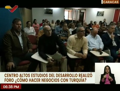 Centro de Altos Estudios realizó foro para conocer relaciones diplomáticas entre Venezuela y Turquía