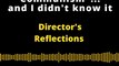 DIRECTOR'S REFLECTIONS | TO THE FOURTH SWORD OF COMMUNISM ...AND I DIDN'T KNOW IT