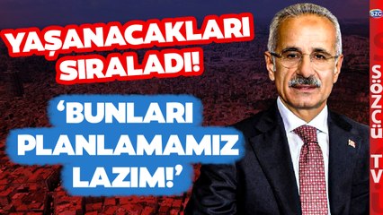Uzmanlar Bakan Uraloğlu'nun Deprem Planını Böyle Eleştirdi! 'Katılmıyorum Dedi ve Sıraladı