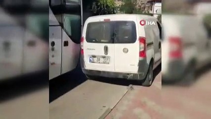 Hatalı park, hastaya yetişmeye çalışan ambulansı engelledi