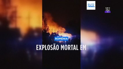 Explosões em estação de serviço romena fazem um morto e mais de meia centena de feridos