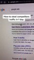 How to steal competitors traffic through Google ads! Ecommerce Business Ideas!