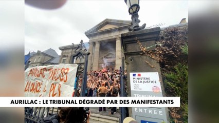 Aurillac : le tribunal dégradé par des manifestants
