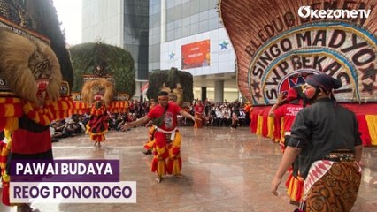 Ribuan Peserta Meriahkan Pawai Budaya Reog Ponorogo di Jakarta