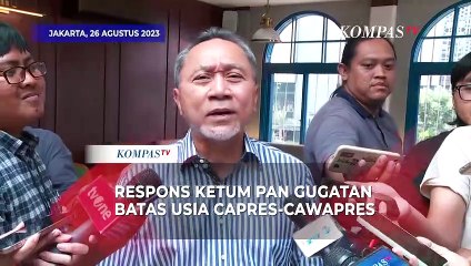 Respons Ketum PAN Zulhas soal Gugatan Batas Usia Capres dan Cawapres ke MK