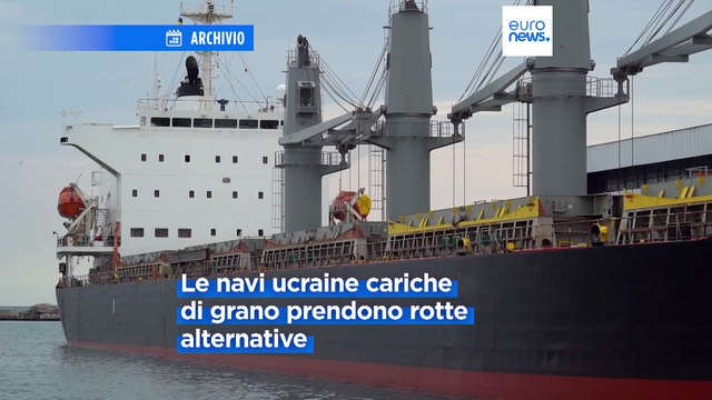 Mar Nero, le rotte alternative delle navi ucraine cariche di grano