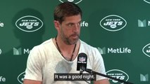 Rodgers makes 'special' Jets debut