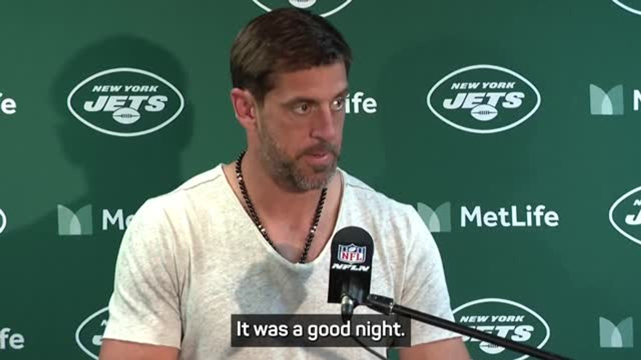 Rodgers makes 'special' Jets debut