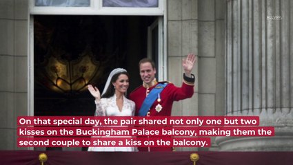 THIS Is What Prince William Whispered To Kate Before Their Wedding Day Balcony Kiss