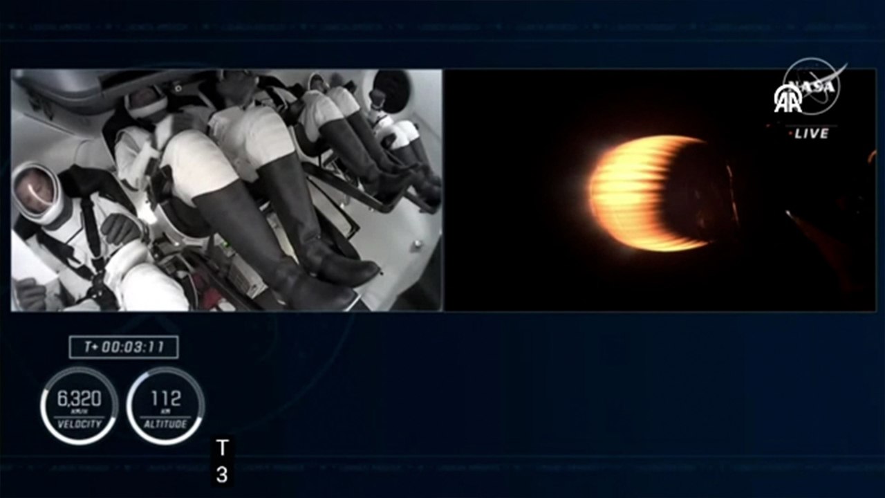 Space X, Uluslararası Uzay İstasyonu'na 4 astronot gönderdi