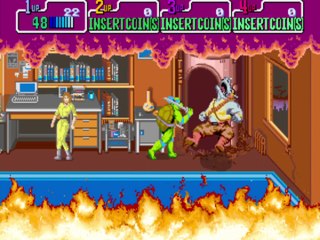 T.M.N.T (1989) Arcade game longplay
