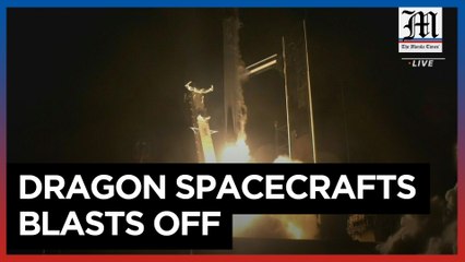 下载视频: NASA, SpaceX's spacecraft blasts off to ISS with 4 astronauts