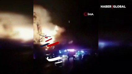 Romanya'da akaryakıt istasyonundaki patlama anı kamerada: Korkunç görüntüler