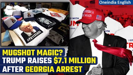 下载视频: US Presidential Race: Donald Trump campaign raises $7.1 million since Georgia arrest | Oneindia News