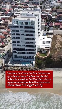 Autoridades omisas ante derrame de aguas negras en Playa “El Vigía”.