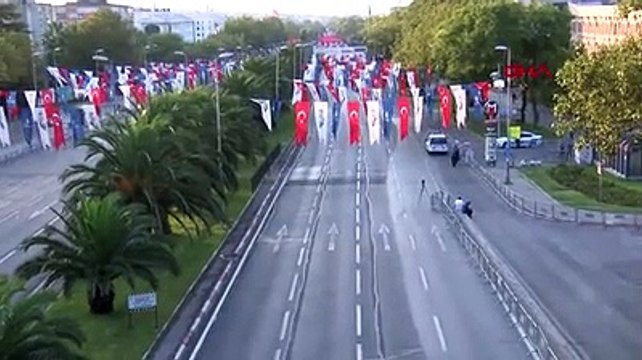 Vatan Caddesi 30 Ağustos Zafer Bayramı provası için kapatıldı
