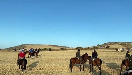 Máxima expectación en el primer encierro de Cuéllar