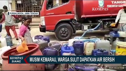 Musim Kemarau Landa Belasan Desa di Purbalingga, Warga Sulit Dapatkan Air Bersih