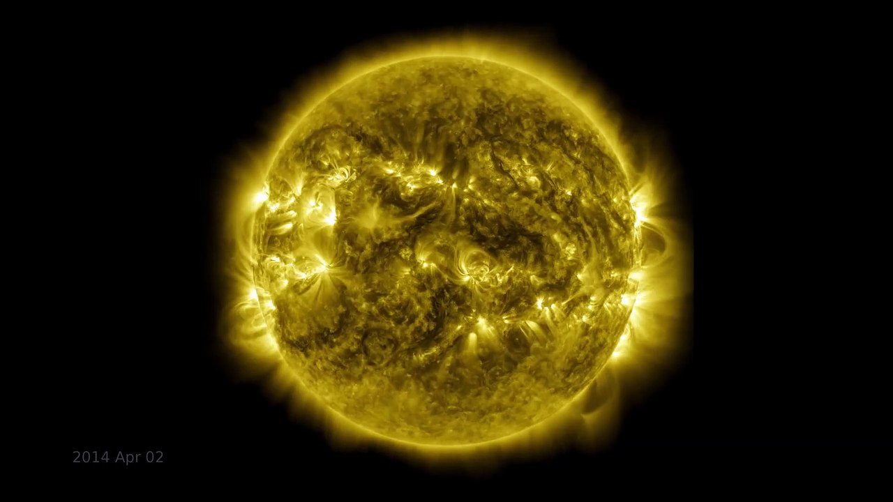 A Decade of Sun | What the SUN looks like over 10 years } NASA time lapse