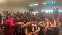 The Noradjuha Quantong Bombers celebrate winning a semi final | The Wimmera Mail Times | Sunday, August 27, 2023