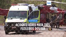 Três fuzileiros dos EUA morrem em queda de helicóptero na Austrália