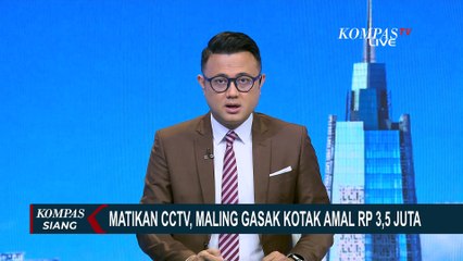 Aksi Maling di Bengkulu Matikan CCTV Sebelum Gasak Kotak Amal