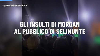 Gli insulti di Morgan al pubblico di Selinunte