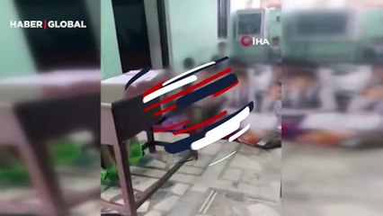 Hindu öğretmen Müslüman öğrenciyi sınıf arkadaşlarına dövdürdü