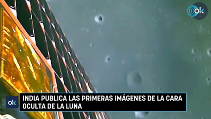 India publica las primeras imágenes de la cara oculta de la Luna